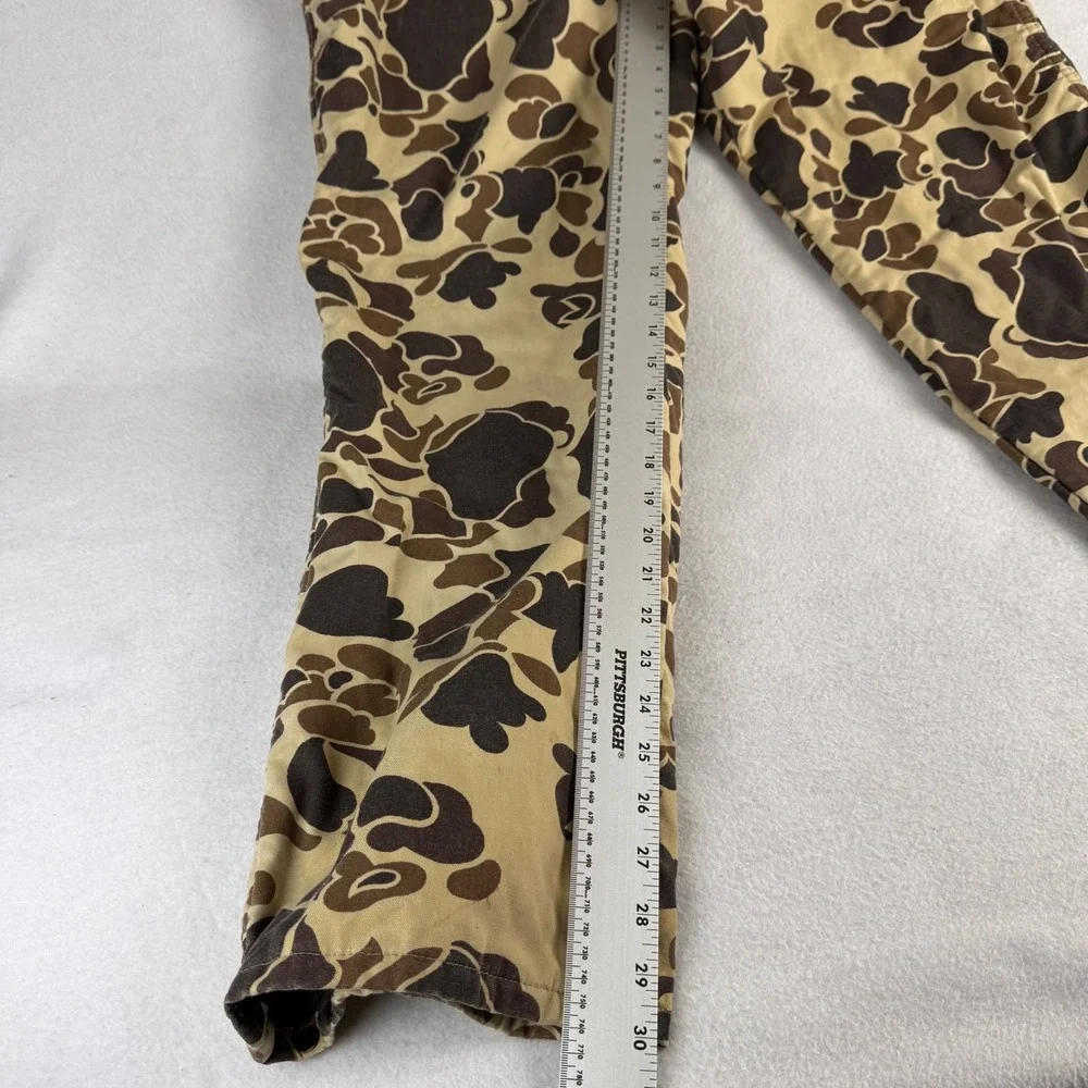 80s Walls Vintage Duck Camo Thinsulate Hunting Pant Men 37 Made in USA insulated
